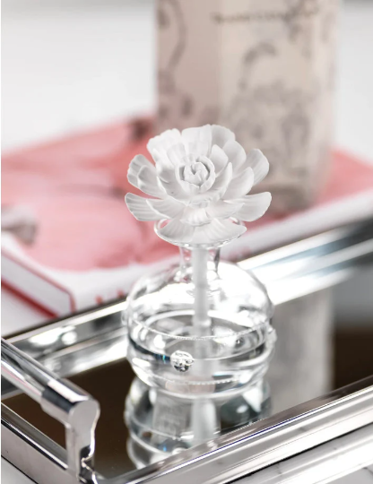 Mini Grand Casablanca Porcelain Diffuser - WHITE ROSE