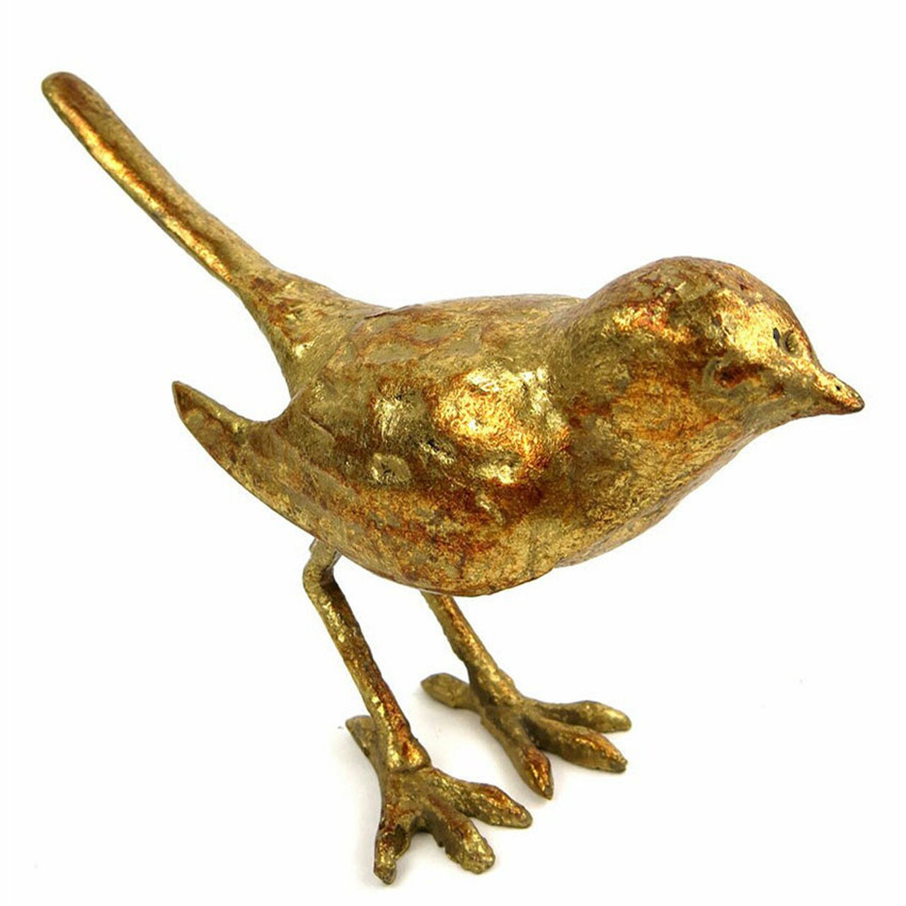 Large Solid Cast Iron Bird Sculpture Statues