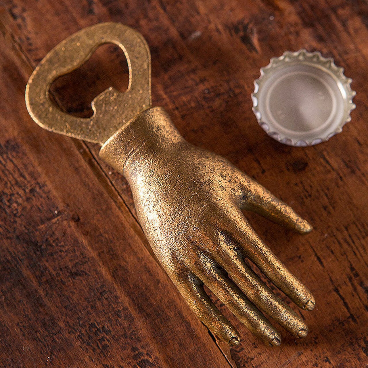 Iron Hand Bottle Opener